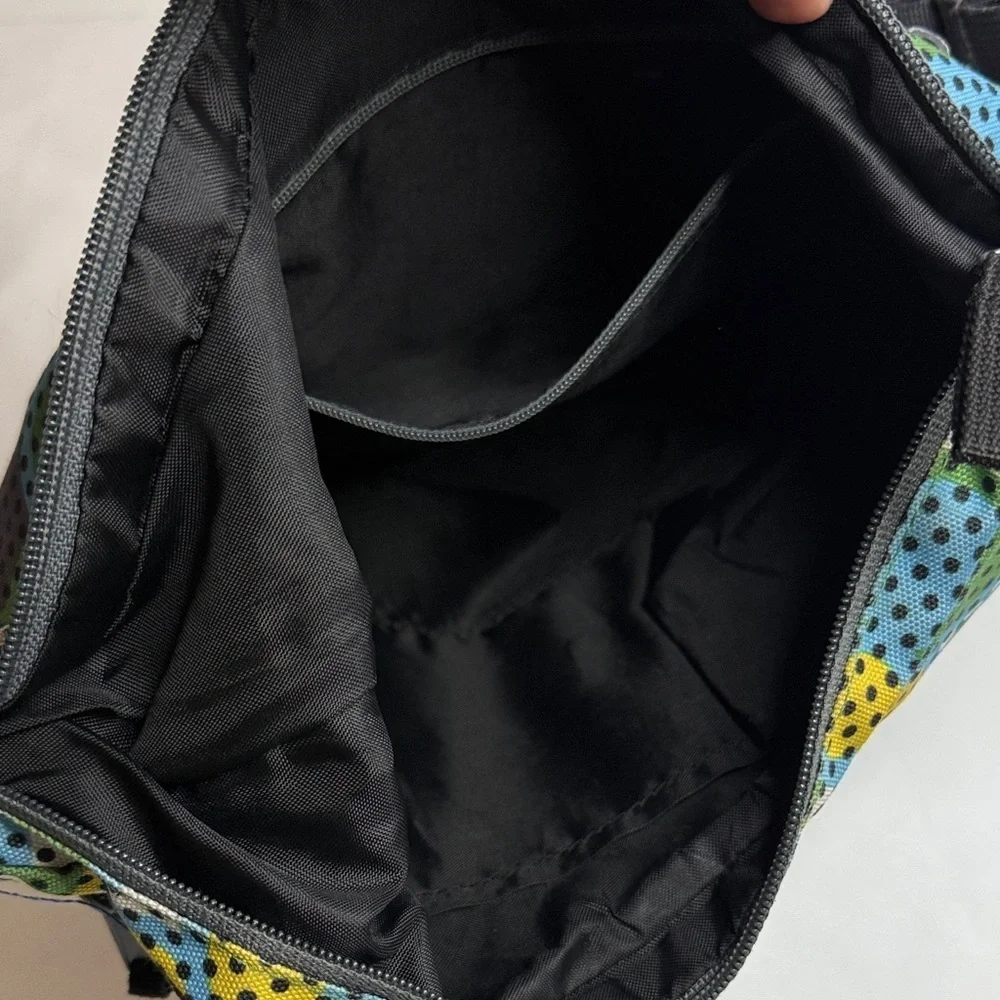 Kavu Blue and Yellow Patterned Hobo Bag - Picture 4 of 7